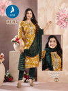 Hena By Kaya Vatican Printed Kurti With Bottom Dupatta Wholesale Online